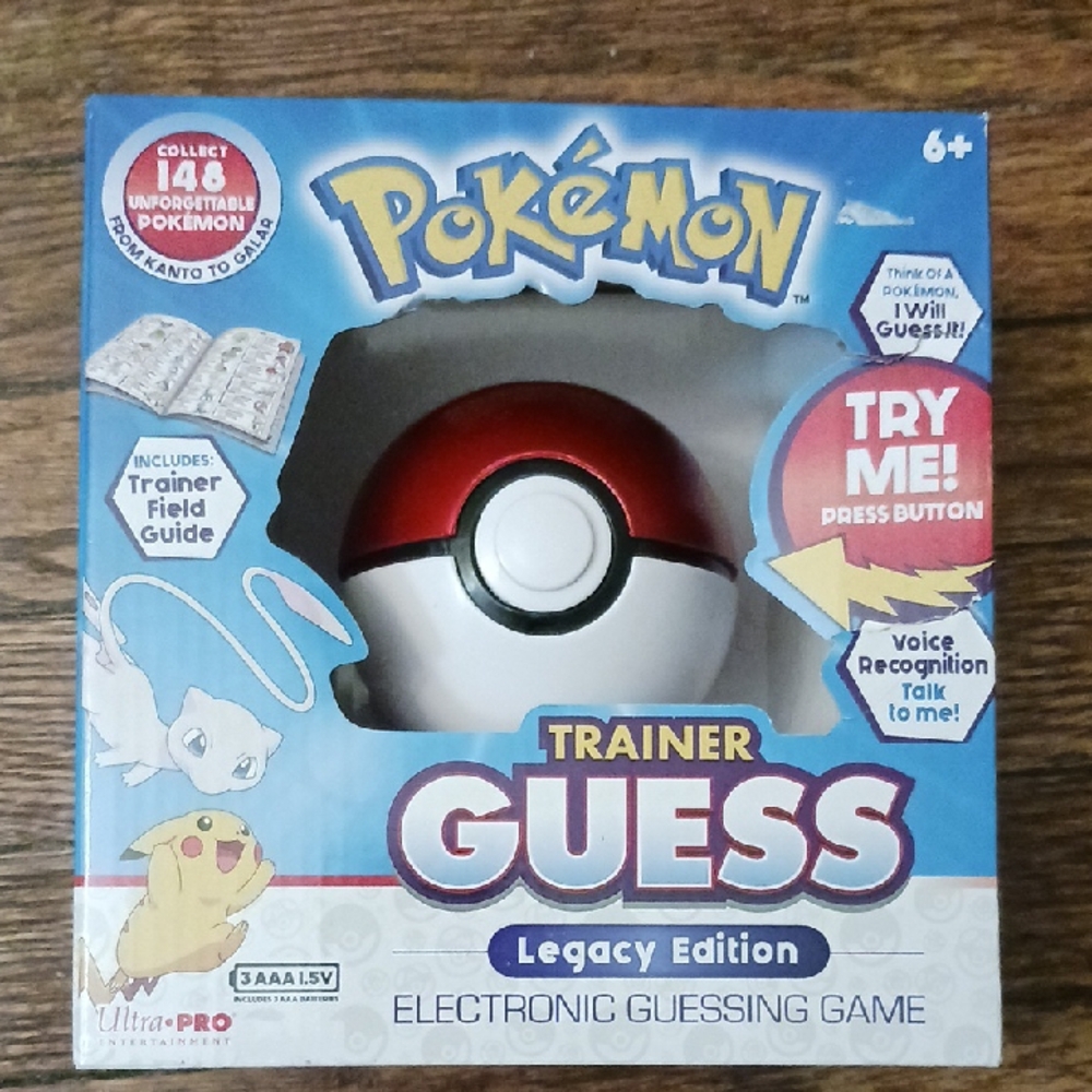 Pokemon Trainer Guess , Legacy Edition Electronic Guessing Game Brand New.